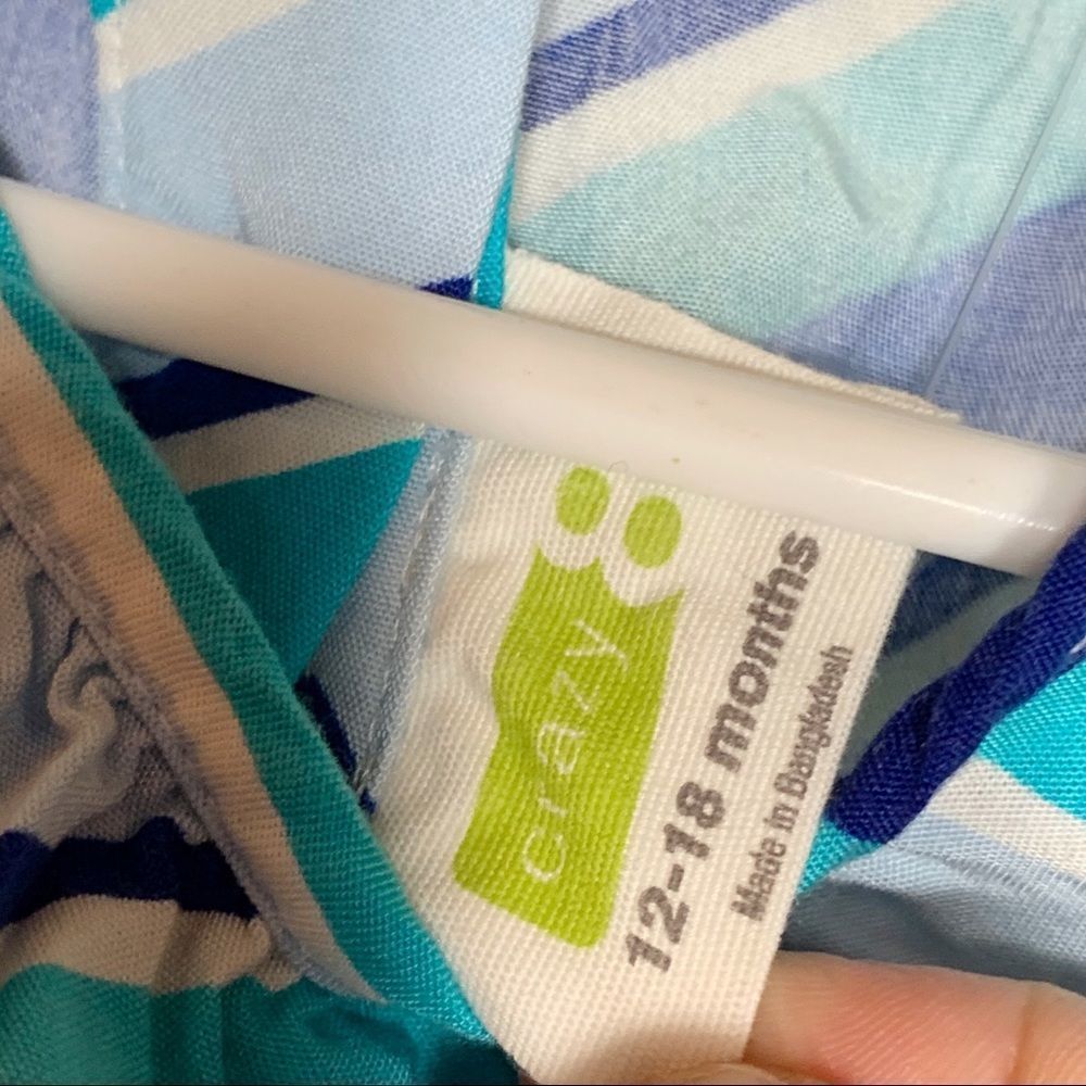 Crazy 8 blue chevron print dress - Picture 8 of 8